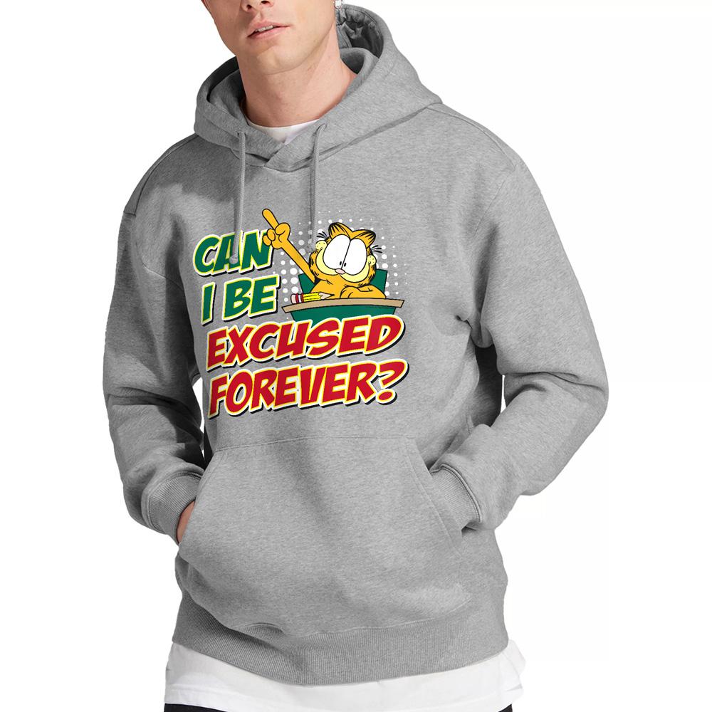 Garfield Mens Excused Forever Hoodie