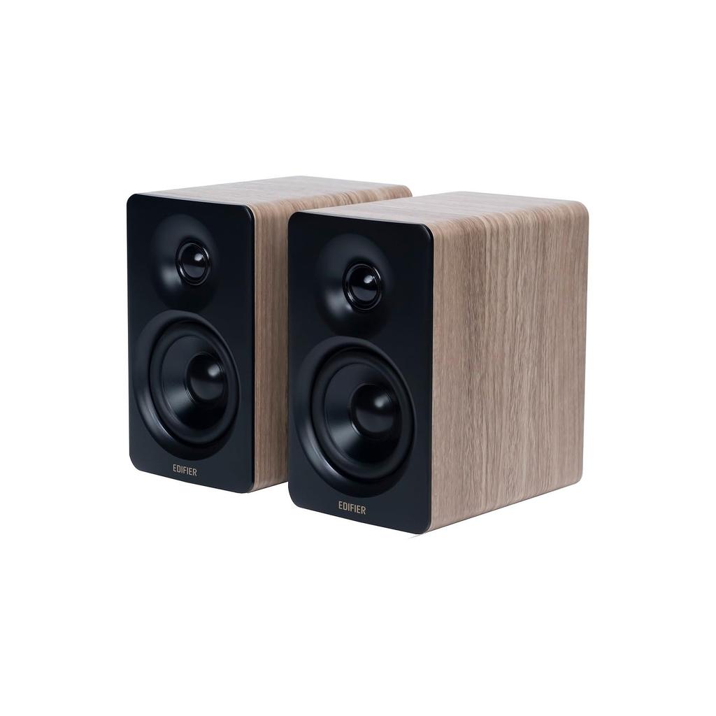 Edifier Compact Desktop Speaker M60 Maximum 66W 3 Bluetooth AUX Stereo Mini Japanese 2.0ch (Classic Oak) Inputs USB-C 3.5mm [Official Distributor]