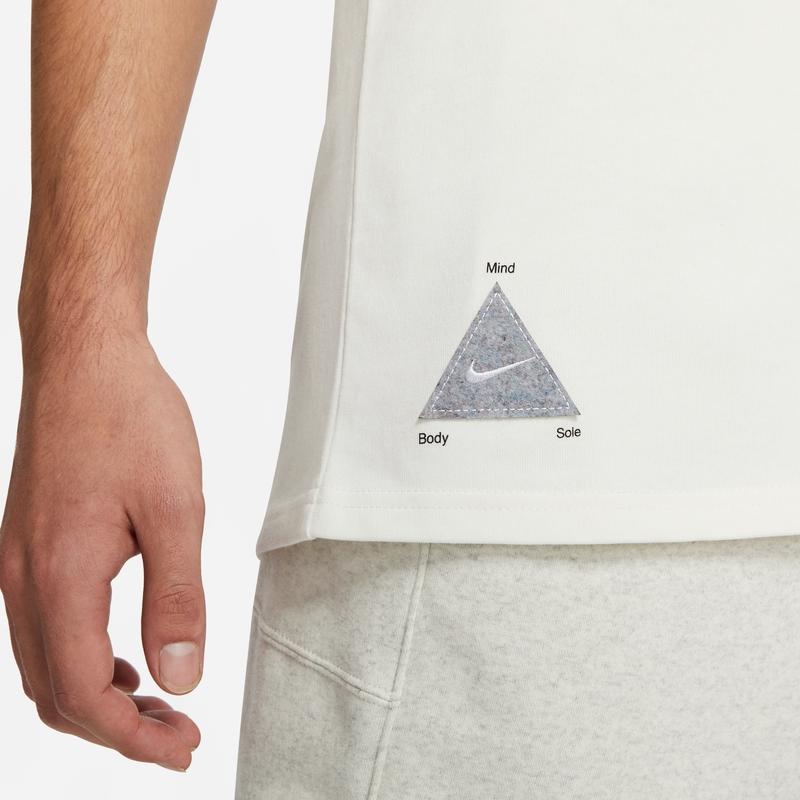 Nike Sportswear Series Logo Print Loose-Fit Breathable Sleeveless Tank Top Men Tops White DH4861-901