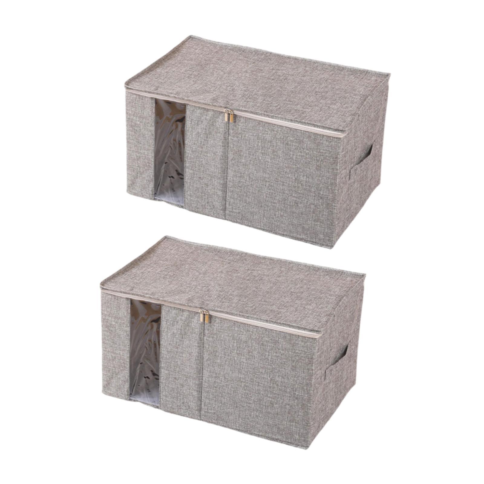 

Сумка для хранения одеяла с усиленными ручками, складной органайзер для хранения одежды, экономия места в шкафу S