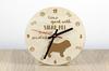 Shar Pei - clock with dog, wooden clock with engraving, personalised clock by Art-Dog