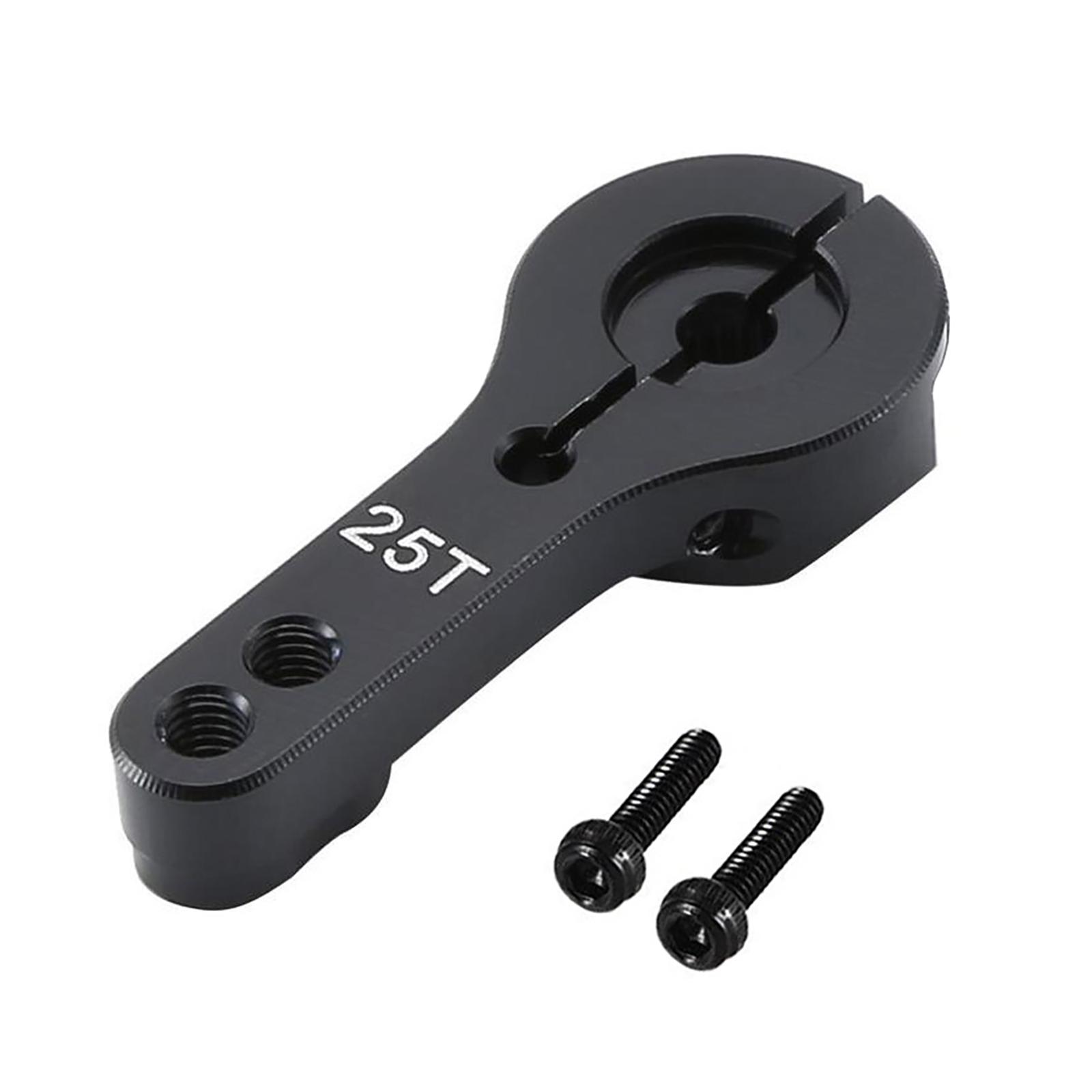 

Металевий сервопривід 25T для MG995 MG996R для точного керування моделями на радіокеруванні та механікою для робототехніки чорний