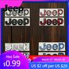 Kovová nálepka pro Jeep pro JEEP Wrangler Tj Jk Jl Grand Cherokee Commander Renegade Liberty Compass Patriot Přední kufr auta S