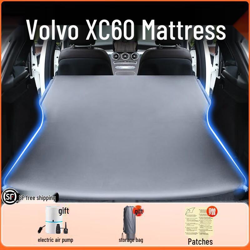 Volvo XC60 Inflatable Car Bed for Trunk - Ideal for Camping, Travel, and Self-Driving Tours