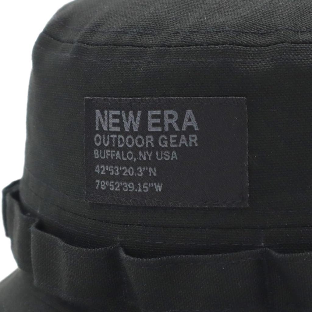 New Era Outdoor Adventure Hat Duck Canvas Cotton Black ML OD ADV DUCK MOUNTAIN LOGO BLK 14392223 NER36O6863
