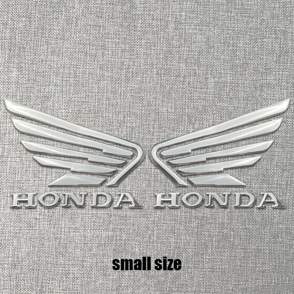 

Motorcycle 3D Stereoscopic Soft Stickers for Honda Personalized Modification Decoration Accessories Wings Decor Car Emblem