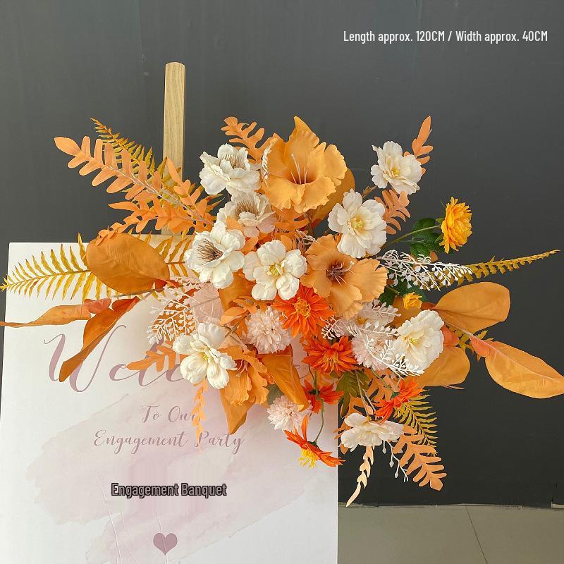 Artificial Wedding Venue Floral Decor for Aisle, Stage, and Reception