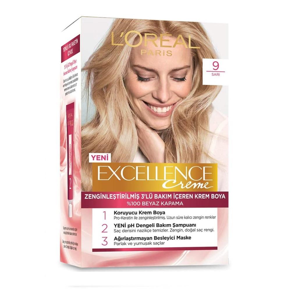 

Краска для волос L Oreal Paris Excellence Creme 9 Блонд