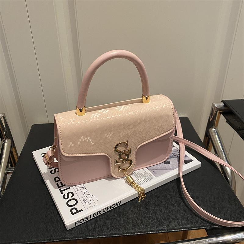 Trend Retro Small Bag Women's Winter New Fashion Casual Popular Messenger Bag Texture Portable Small Square Bag