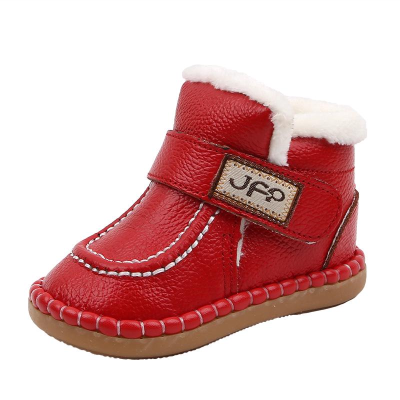 Baby-Winterschuhe: Gemütliche Baumwollschuhe für Jungen und Mädchen mit Samt für Kleinkinder