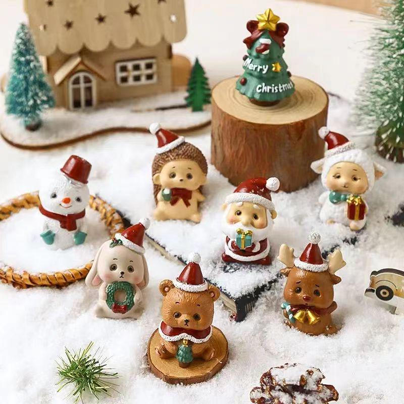 Ornamenti di Babbo Natale Curativi: Carini Artigianato, Decorazioni e Regali in Resina per Natale e le Feste