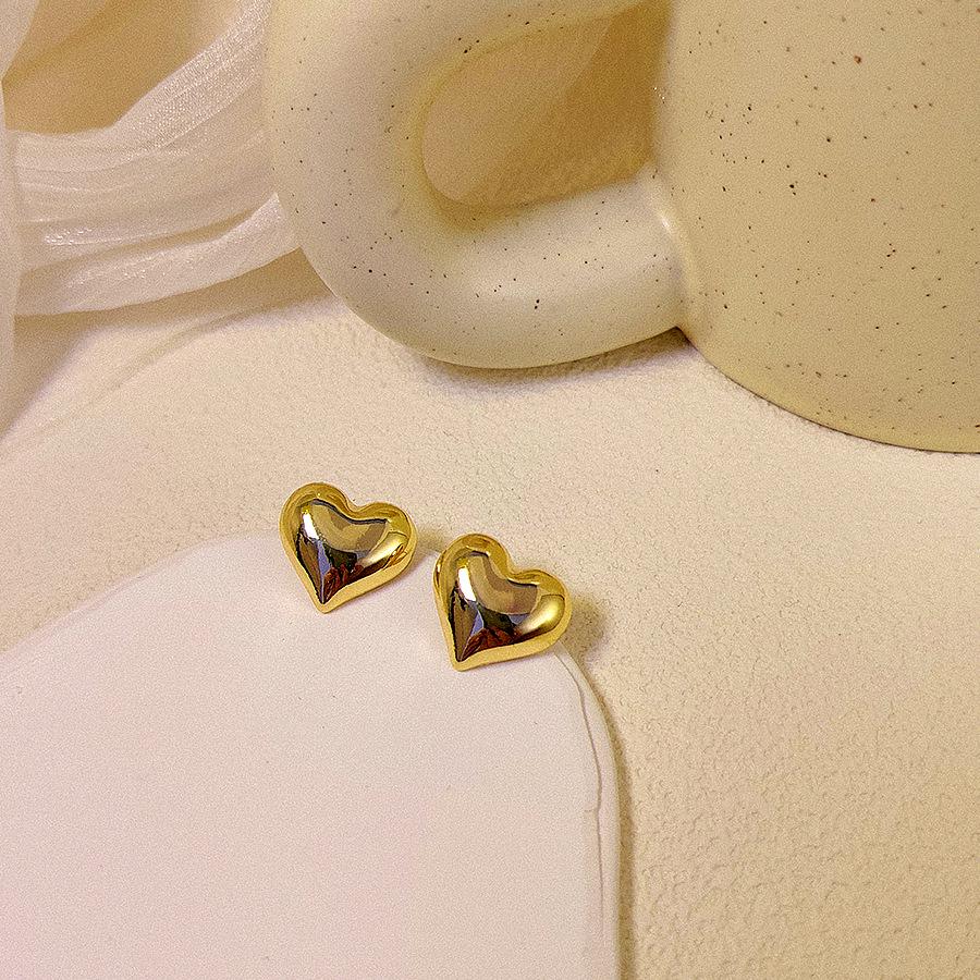 Gold Teardrop Stud Earrings: Unique High-End European and American Design