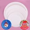 Kids DIY 8-inch Round Painting Paper Plates