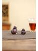 Zisha Tea Pet: Miniature Maitreya Buddha handcrafted by Liu Fengjun; a delightful, portable Zhong Kui piece for tea lovers.