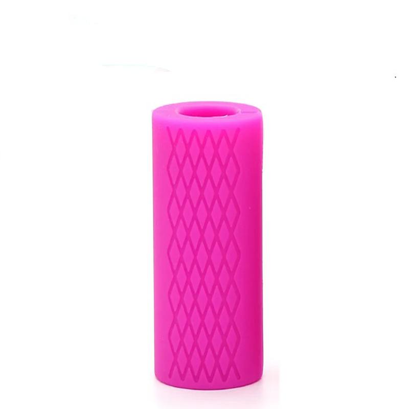 Pack of 1 Silicone Dumbbell Handles Long Dumbbell Handles Barbell Bar, Silicone Grips Dumbbell for Barbell and Dumbbell Training 1PC