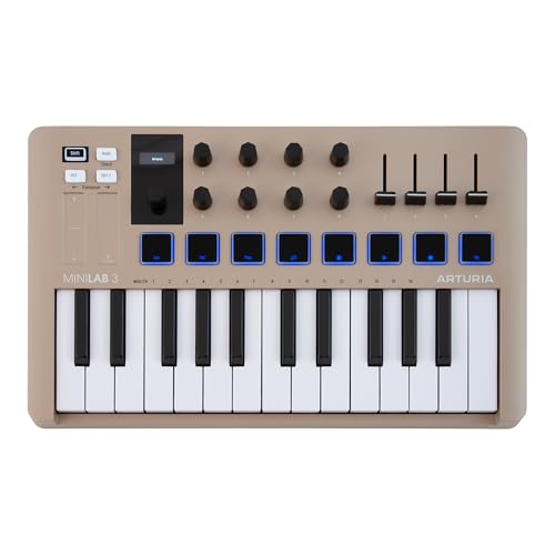 Arturia MIDI Keyboard Controller MiniLab 3 Limited Edition Color Champagne