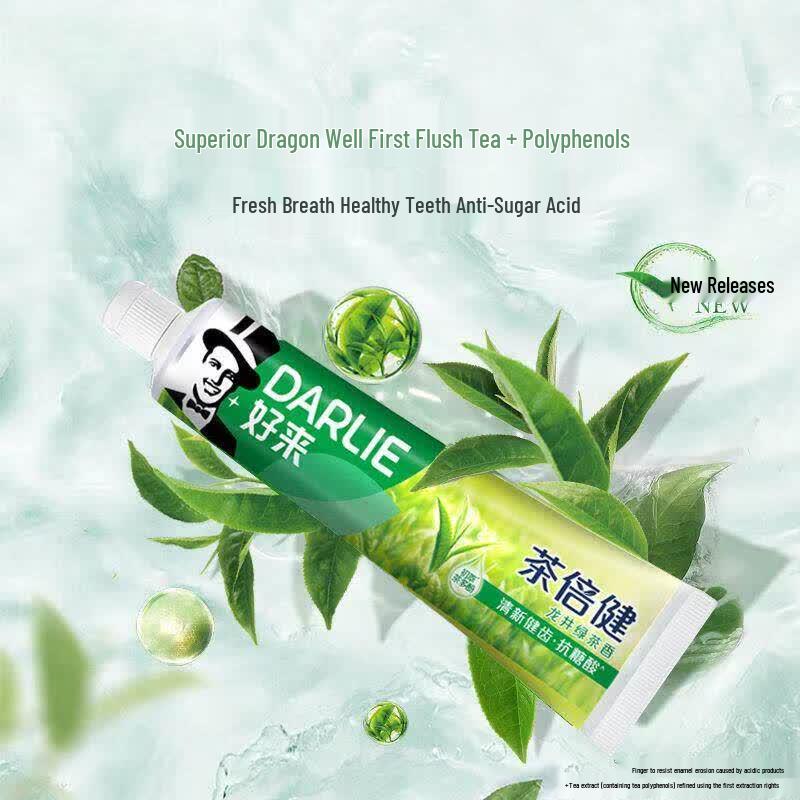 Darlie Tea-Fresh Longjing Green Tea Toothpaste 3-Pack