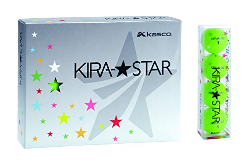 

Kasco Мячи для гольфа Casco KIRA STAR2 Kira Star 2N, дюжина лаймовых цветов
