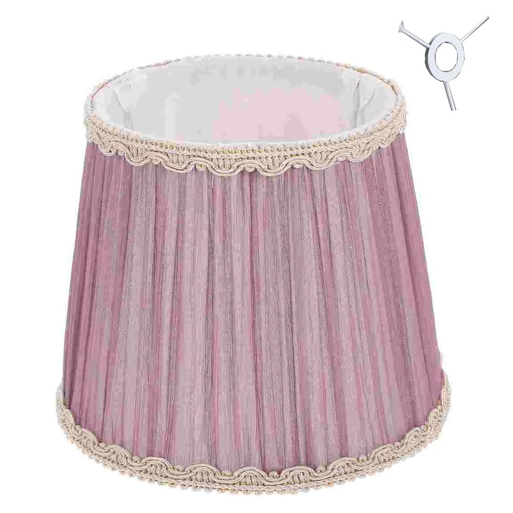 Wear‑resistant Table Lamp Cover E14 Bulb Chandelier Lampshade Safe Cloth Lamp Shade  Household