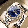 BINBOND Men's Luminous Waterproof Quartz Business Watch