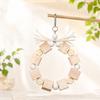 Ring-shaped Wooden Parrot Chewing Colorful Beads Solid Wood Bird Foraging Swing Bite Resistant Chewing Exercise
