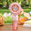 Misting Handheld Fan with USB Charging Portable Mini Cooling Fan with Water Spray 3 Speeds Desktop Fan for Outdoor Office Summer Travel
