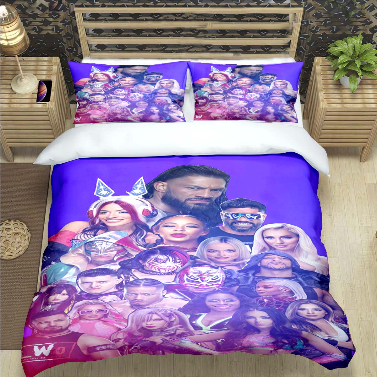 

Мода Борьба Спорт W-Wwe Принт Комплекты Постельного Белья Постельные Принадлежности Набор Пододеяльник Комплект Одеяла Комплект Постельного Белья Роскошный Подарок EU Twin 135x200cm