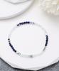 Polalita Blue Lapis Cut & Clear Mix Bracelet (Plt-Br-101_Bl)