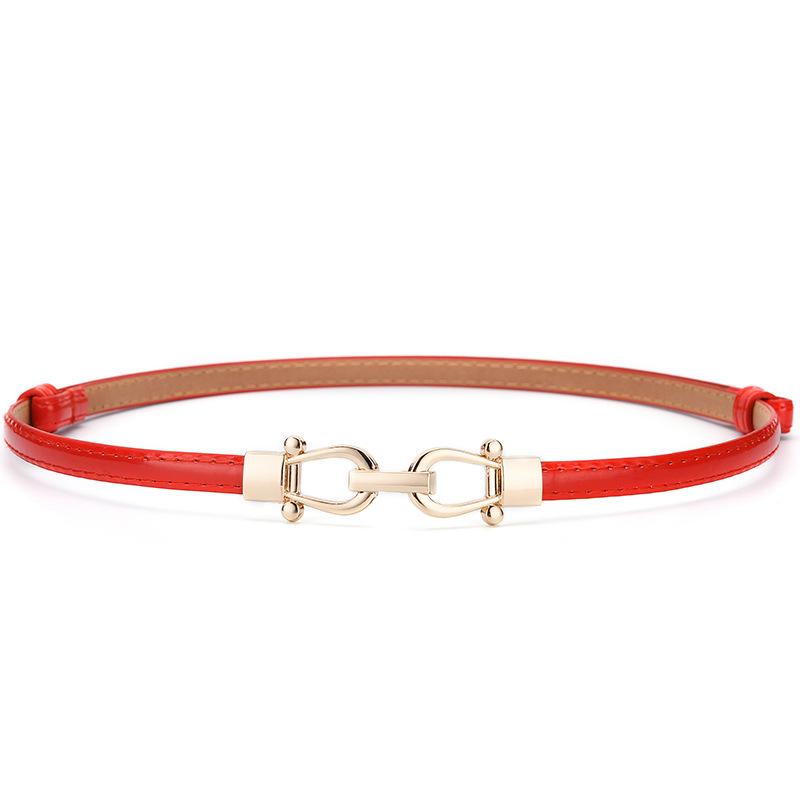 Simple Slim-Fitting Thin Waist Seal Simple Decorative Dress Women'S Student Belt