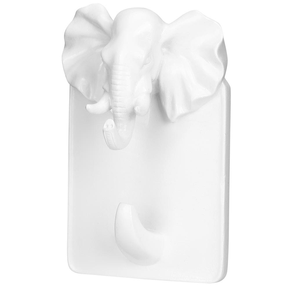 

Multifunctional Resin Elephant Shape Bathroom Wall Mount Adhesive Hook Hanger