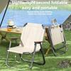 Versatile Portable Outdoor Folding Chair, Beach & Fishing Chair, All-Season Use Ideal for Camping & Fishing