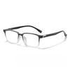 New Ultra Light TR90 Square Anti Blue Light Glasses High-end Simplicity Comfortable Business Men and Women Plain Eyeglasses