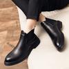 Retro Chelsea Boots für Herren Hochwertiges Leder Formelle Arbeitsschuhe Britischer Stil Herren Stiefeletten Business Brogue Kurze Stiefel