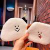 Mini Smile Character Soft White Pouch