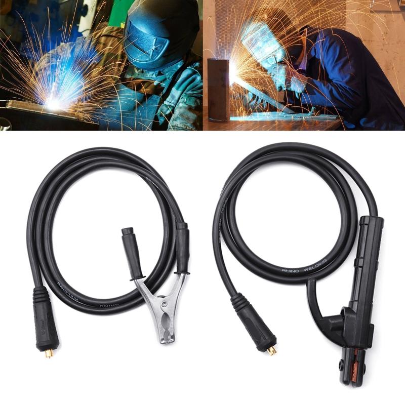 Upgrade Welding Ground Clamp Earth & Cable Grounding Clip Fit Welding Machine Copper Grip Clip Clamp 2m/6.6FT Durable