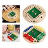 Shut The Box Educational Toys,Multicolor 4 Player Interactive Interesting Wood Tabletop Game