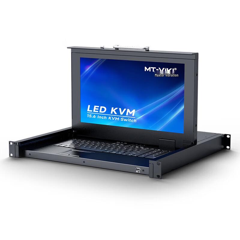 MT-Viki 15.6-inch Rackmount KVM Console with 8-Port HDMI Switch