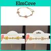 Flower Zircon Pendant Bracelet For Women With Elegant Floral Design And Gold Finish