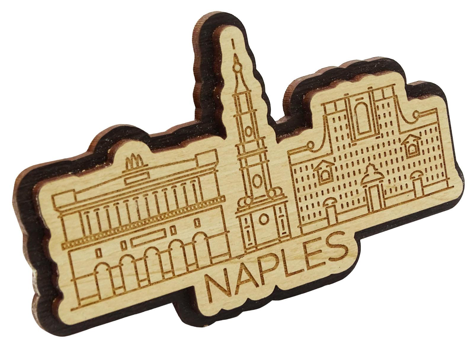 

Printtoo Венеція Італія Гравірований дерев яний магніт на холодильник Сувенір Колекціонування Подарунок 2.5 x 4 Inches коричневий