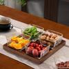 Hanyou Solid Wood Divided Fruit Tray Set
