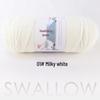 Large Skein 5-Ply Milk Cotton Yarn: Luxurious Plush for Doll Making & Seat Cushions, Available in 80 Colors