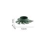 Monstera Leaves Candlestick Metal Candleholder Romantic Candle Pedestal Ornament Fashion Vintage Wedding Party Home Decor