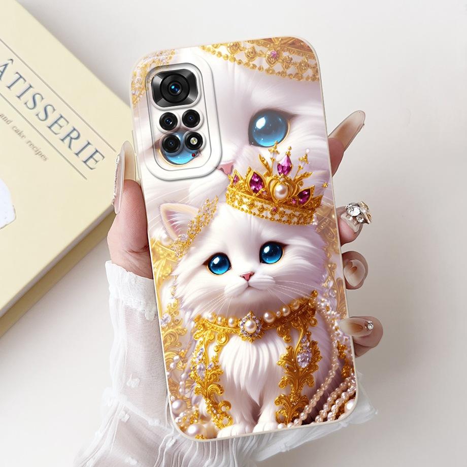 For Xiaomi Redmi Note 11 11S 4g 5g Phone Case For Redmi Note 11 Pro Pro+ Note11T 5G Back Cover Soft Funda Lovely Cartoon Animal