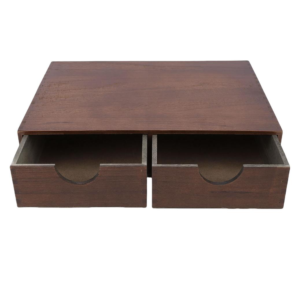 Coffee Capsule Holder Multifunctional Wood Coffee Pod Drawer Coffee Maker Stand for Tea Candy Snacks
