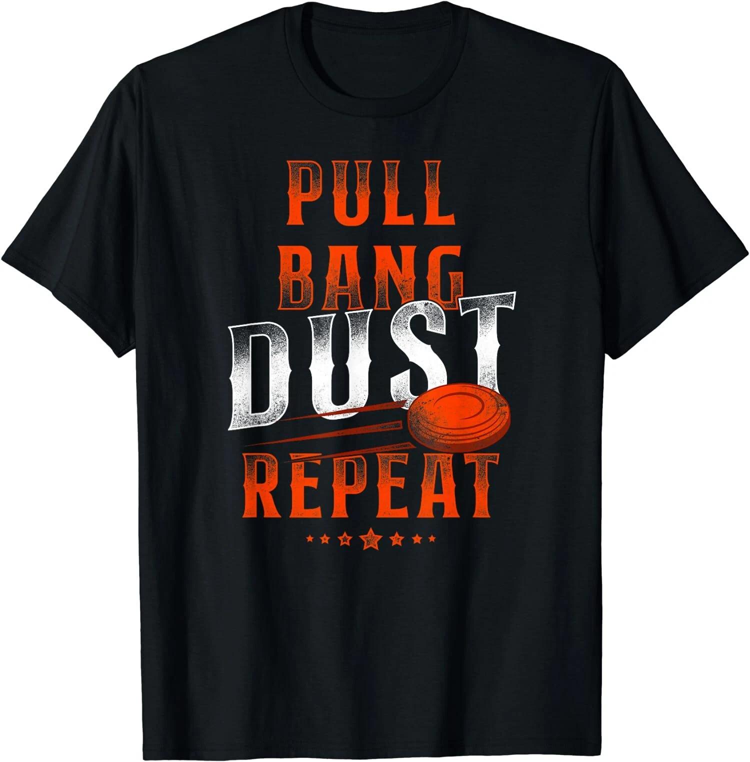 Vintage Pull Bang, Shotgun Skeet Trap Clay Pigeon Shooting T-Shirt XXXL
