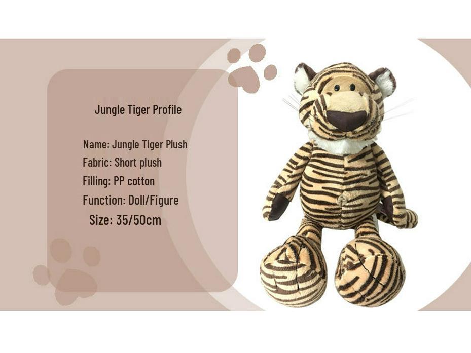 Süßes Dschungeltiger Plüschtier für Kinder