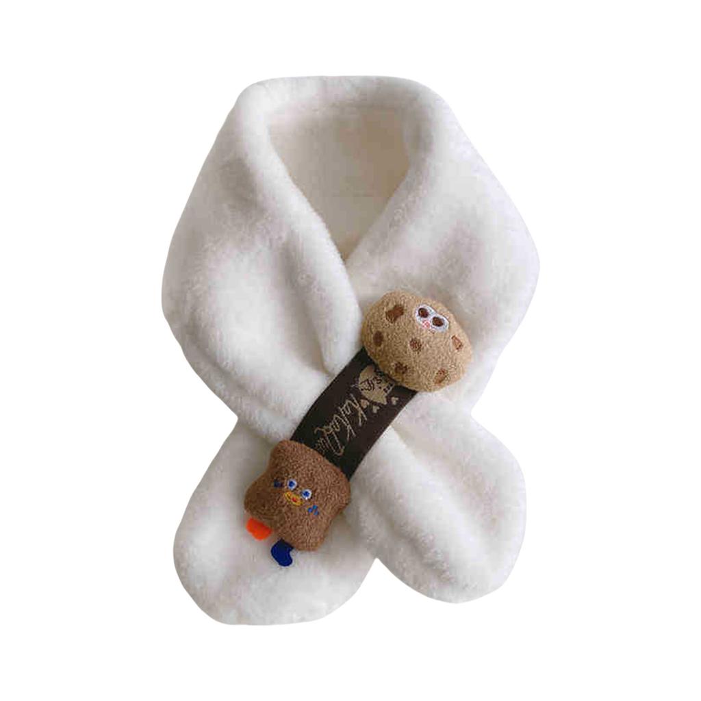 Dziecięcy polarowy ocieplacz na szyję Dziecięcy pluszowy szalik Bawełniany szalik na zimowe aktywności na świeżym powietrzu Odpowiedni dla dzieci w wieku od 3 do 10 lat