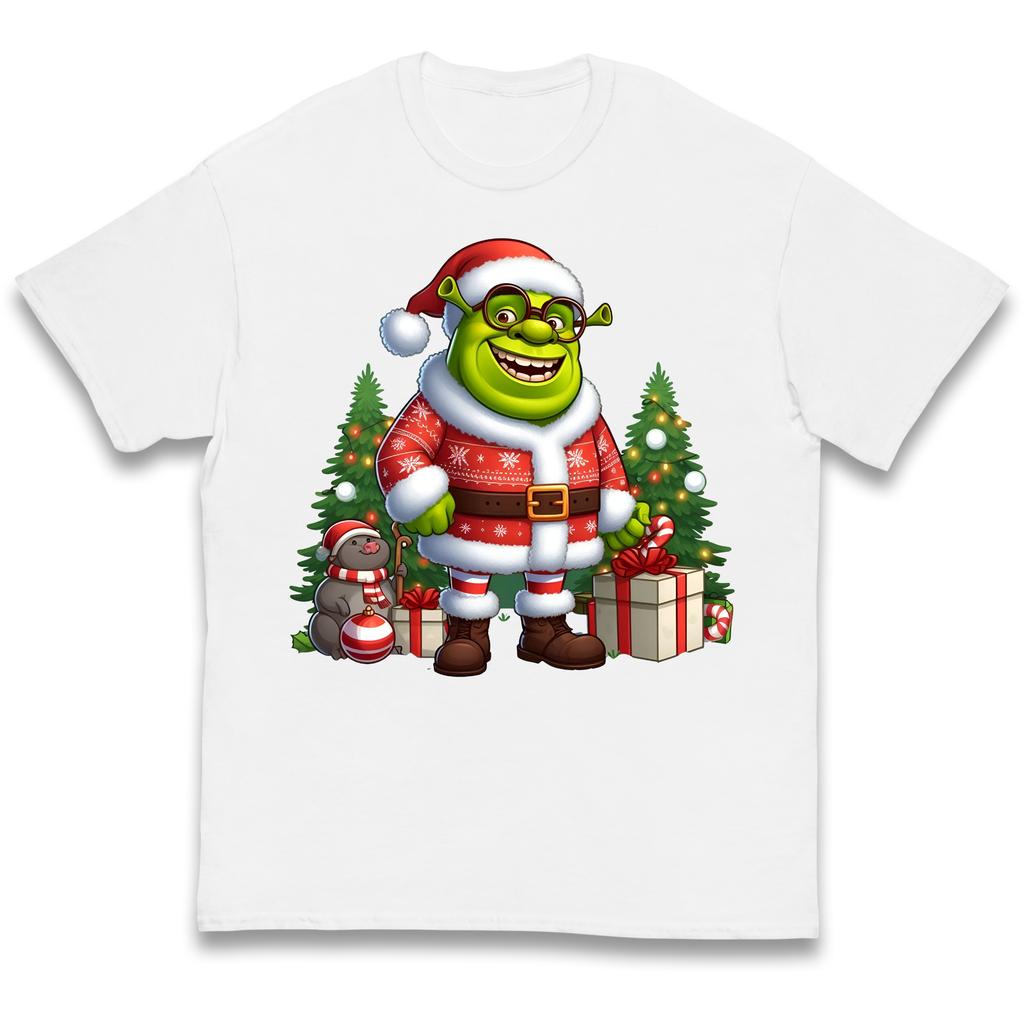 Shrek Weihnachtsmann Kinder T-Shirt