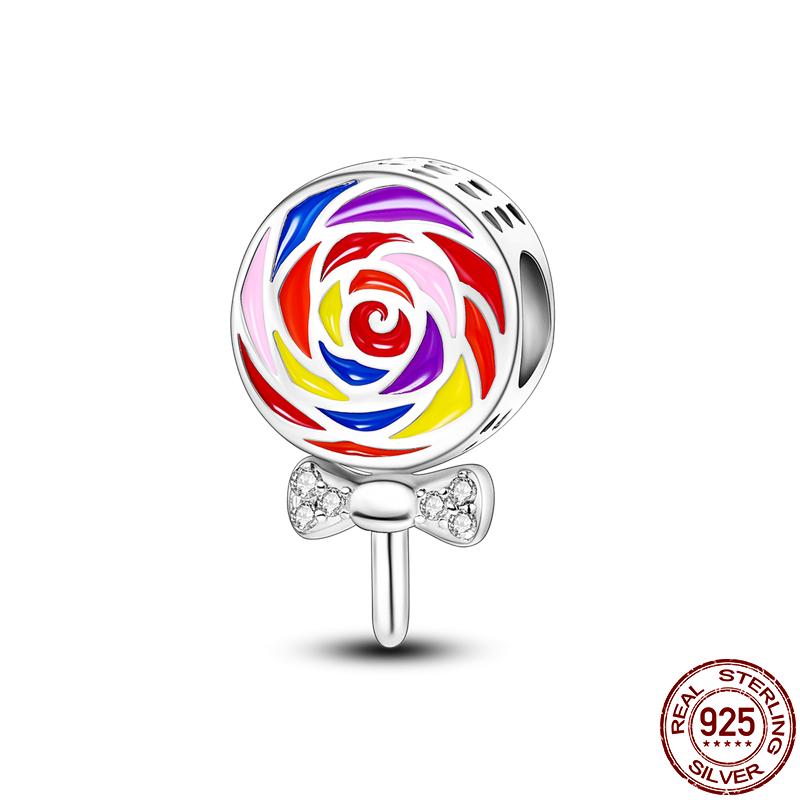 

Original 100% Genuine Copper Dessert Series Beads Fit 3Mm Bracelet Diy Charm For Women Jewelry Fashion Gift