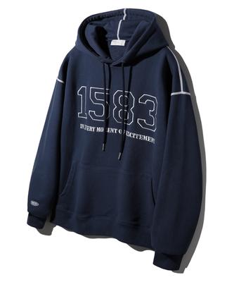 1583 Needlework Hoodie Bk6791_Navy
